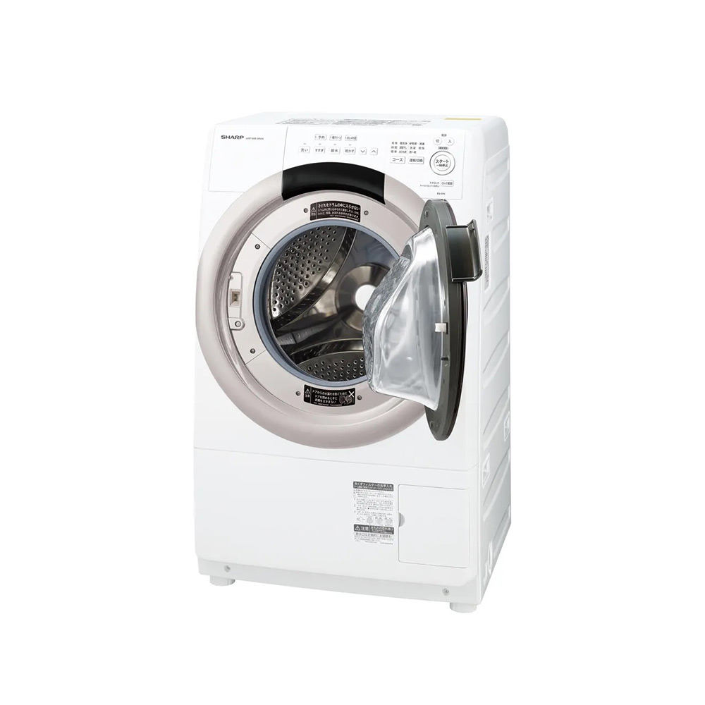 SHARP プラズマクラスター ドラム式洗濯乾燥機 7kg ベージュ系 ES-S7K-CR (右開き) / SHARP（シャープ） / 洗濯機 / SHA10311_dt_01.jpg