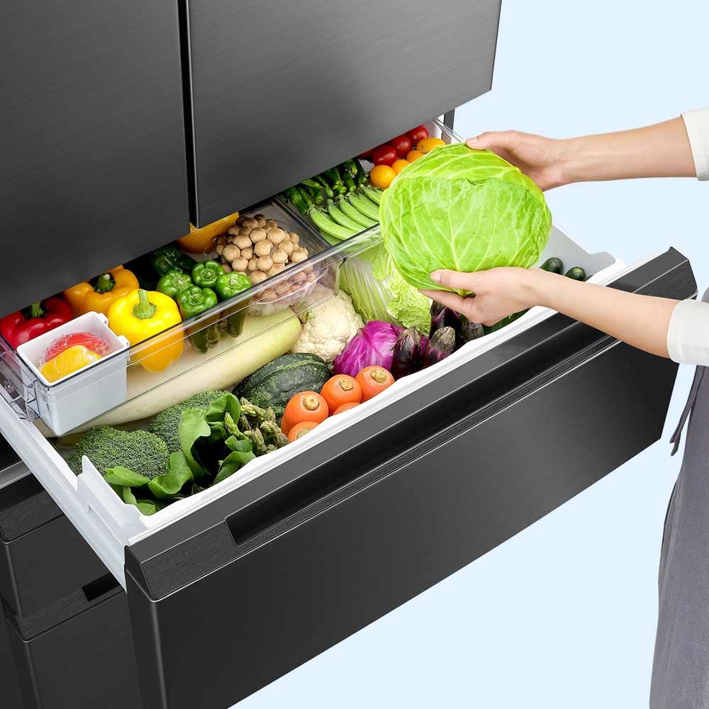 SHARP 6ドア冷蔵庫 545L ピラーレスフレンチドア SJ-MF55P (観音開き) / SHARP（シャープ） / 冷蔵庫・冷凍庫 / SHA10312_dt_08.jpg