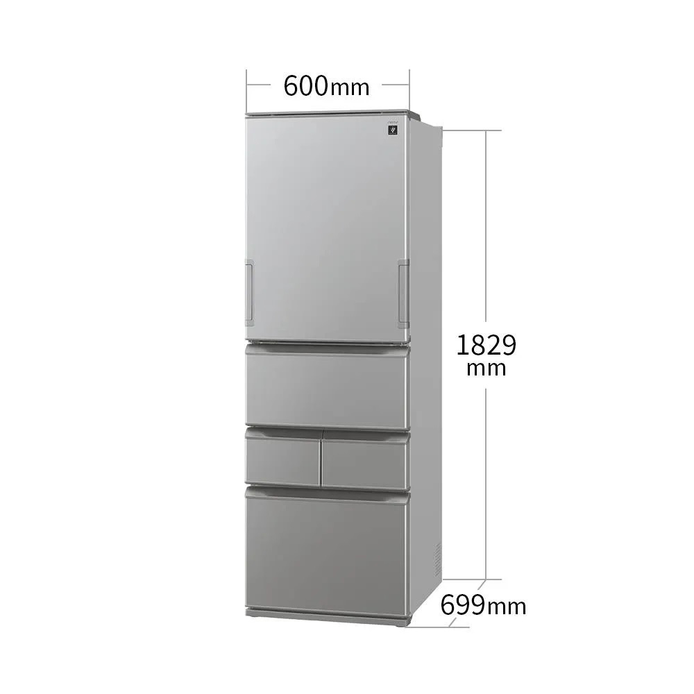 SHARP 5ドア冷蔵庫 455L どっちもドア SJ-XW46P (両開き) / SHARP（シャープ） / 冷蔵庫・冷凍庫 / SHA10317_dt_11.jpg