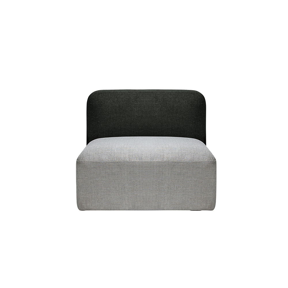 SIEVE COLON sofa 1seater 背面カラー 座面グレー / SIEVE（シーヴ） / 1人掛けソファ / SIE10122BLK_ma.jpg