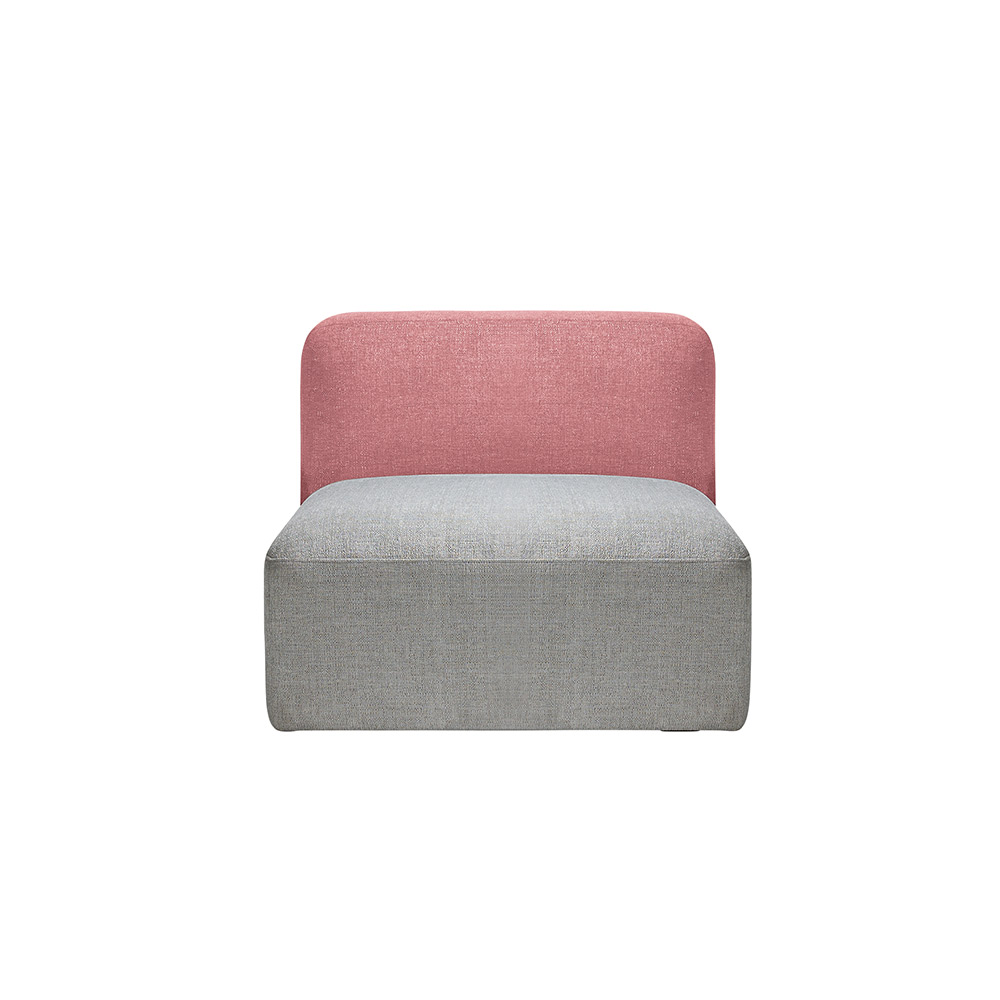 SIEVE COLON sofa 1seater 背面カラー 座面グレー / SIEVE（シーヴ） / 1人掛けソファ / SIE10122RED_ma.jpg