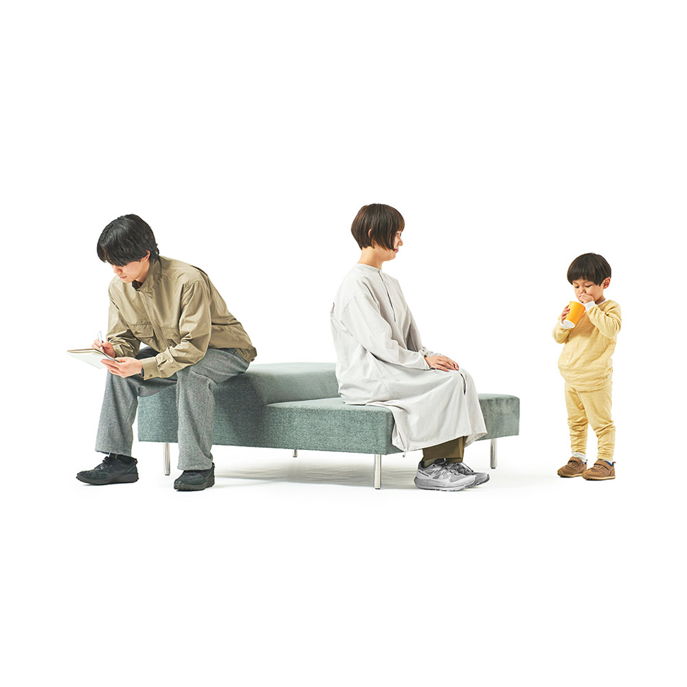 SIEVE Square stair sofa ウッド脚/アマラルAC / SIEVE（シーヴ） / 2人掛けソファ / SIE10146_dt_04.jpg