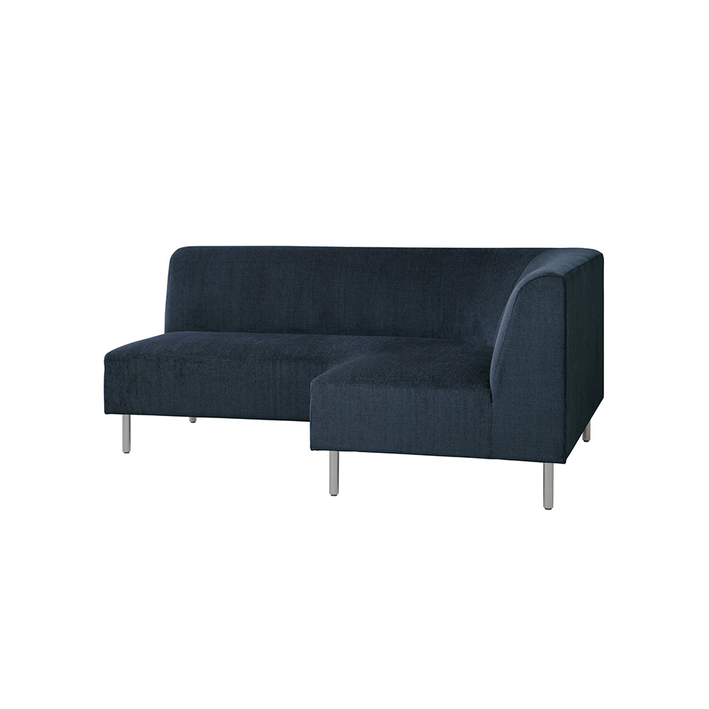 SIEVE Curve couch sofa left arm ステンレス脚/アマラルAC / SIEVE（シーヴ） / 2人掛けソファ / SIE10147BLU_ma.jpg