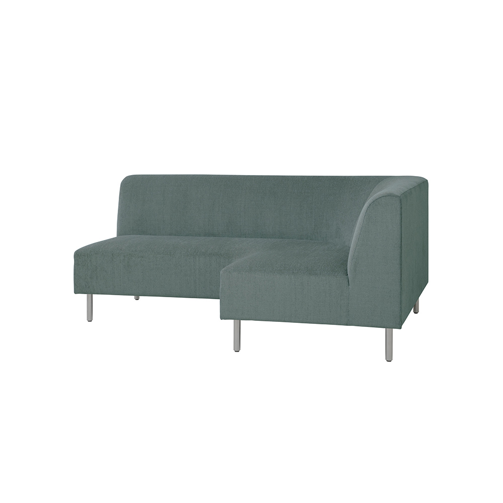 SIEVE Curve couch sofa left arm ステンレス脚/アマラルAC / SIEVE（シーヴ） / 2人掛けソファ / SIE10147GRN_ma.jpg