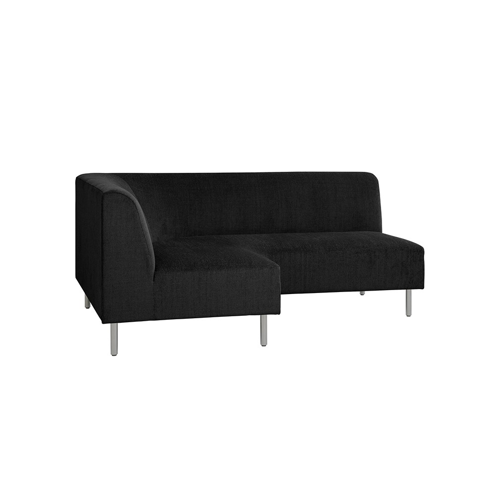 SIEVE Curve couch sofa right arm ステンレス脚/アマラルAC / SIEVE（シーヴ） / 2人掛けソファ / SIE10148BLK_ma.jpg