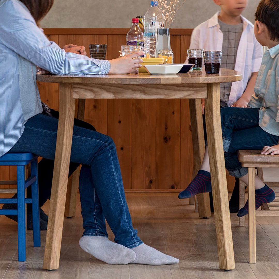SIEVE merge dining table round ブラウン / SIEVE（シーヴ） / ダイニングテーブル / SIE30022_dt_08.jpg