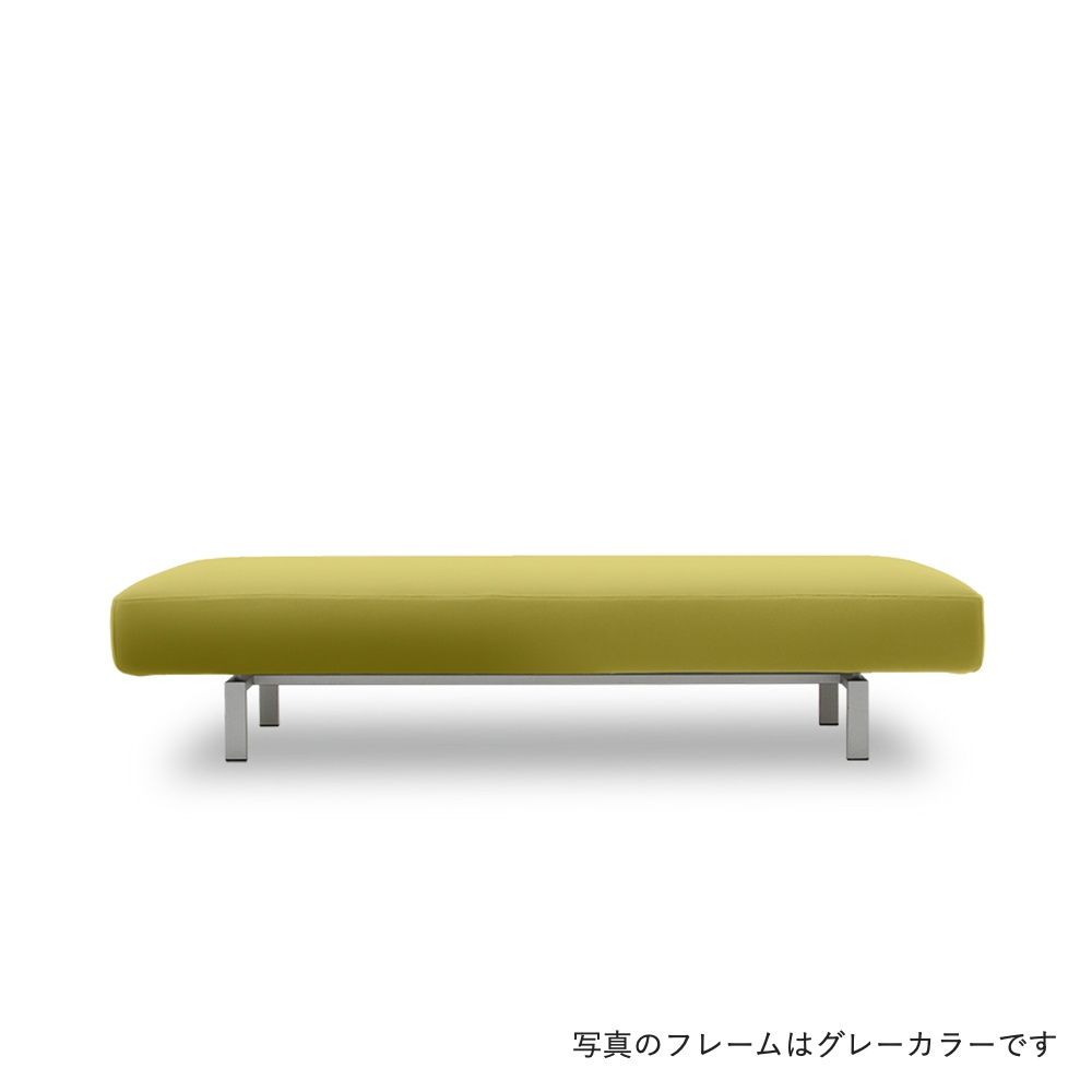 SEMPRE フローティングソファ SO-01 ベンチ2.5人掛 フレーム：スチール(粉体塗装仕上げブラウン) / SEMPRE（センプレ） / ベンチ・ダイニングベンチ / SME10023YEL_ma.jpg