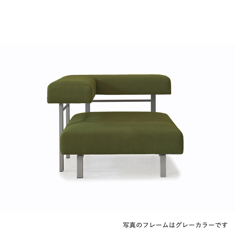SEMPRE フローティングソファ SO-01 ソファ1人掛 左アーム フレーム:スチール(粉体塗装仕上げブラウン) / SEMPRE(センプレ) / 1人掛けソファ / SME10036YEL_ma.jpg