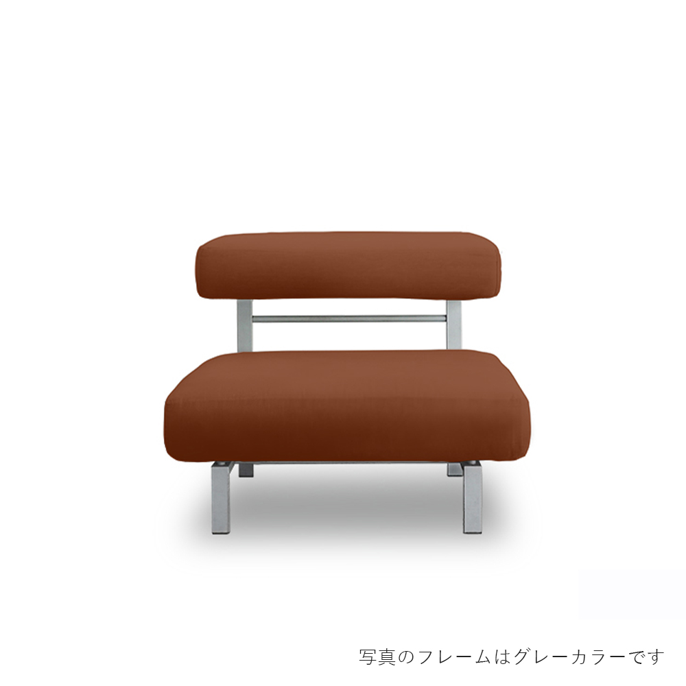 SEMPRE フローティングソファ SO-01 ソファ1人掛 フレーム:スチール(粉体塗装仕上げブラウン) / SEMPRE(センプレ) / 1人掛けソファ / SME10040RED_ma.jpg