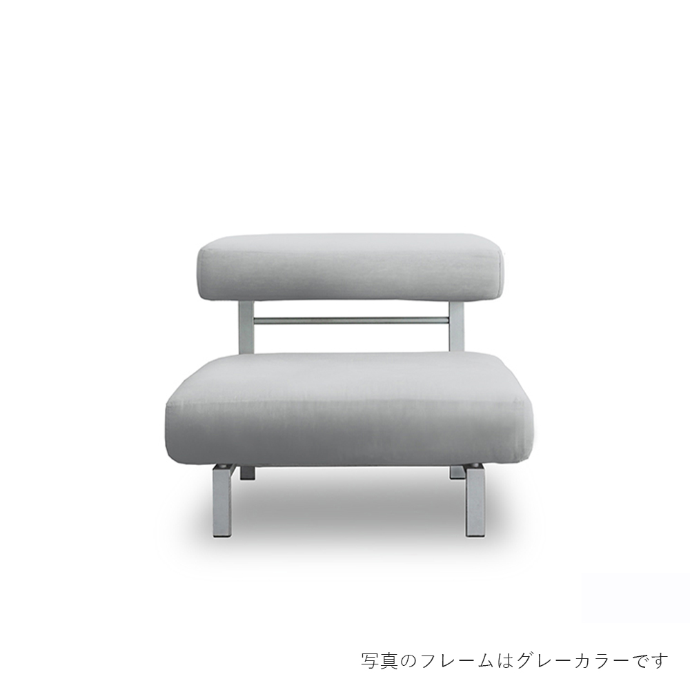 SEMPRE フローティングソファ SO-01 ソファ1人掛 フレーム:スチール(粉体塗装仕上げブラウン) / SEMPRE(センプレ) / 1人掛けソファ / SME10040WHT_ma.jpg