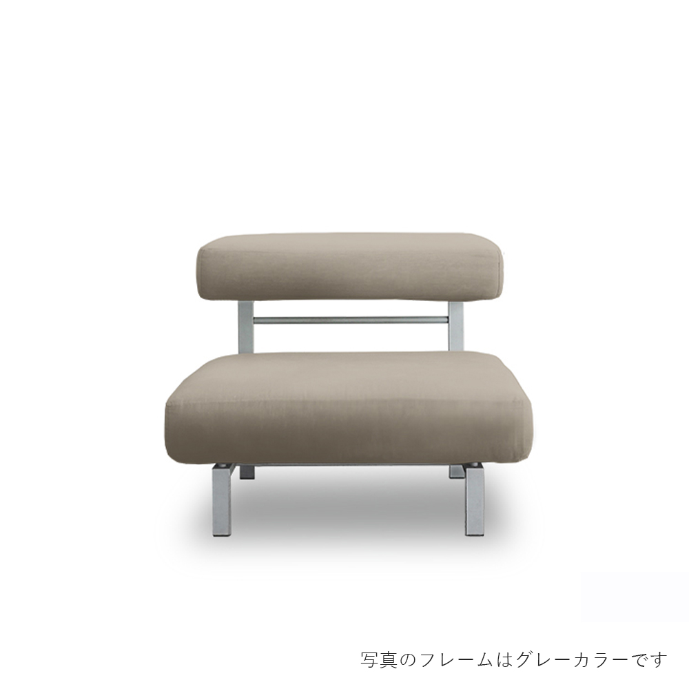 SEMPRE フローティングソファ SO-01 ソファ1人掛 フレーム：スチール(粉体塗装仕上げブラウン) / SEMPRE（センプレ） / 1人掛けソファ / SME10041BEG_ma.jpg