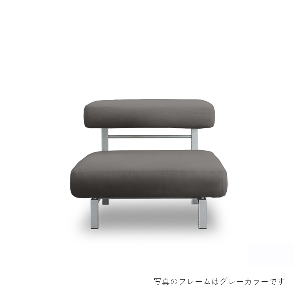 SEMPRE フローティングソファ SO-01 ソファ1人掛 フレーム：スチール(粉体塗装仕上げブラウン) / SEMPRE（センプレ） / 1人掛けソファ / SME10041GRY_ma.jpg