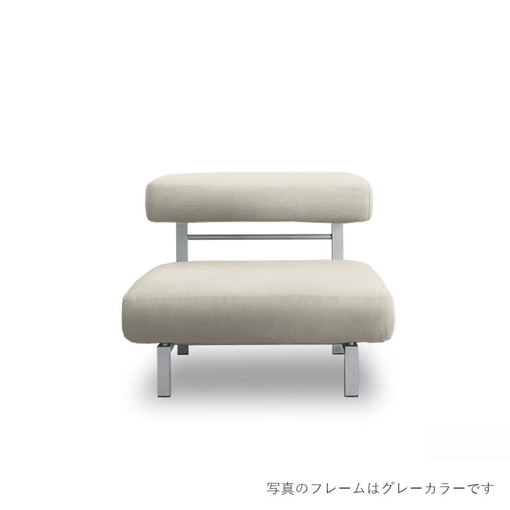 SEMPRE フローティングソファ SO-01 ソファ1人掛 フレーム：スチール(粉体塗装仕上げブラウン) / SEMPRE（センプレ） / 1人掛けソファ / SME10041WHT_ma.jpg