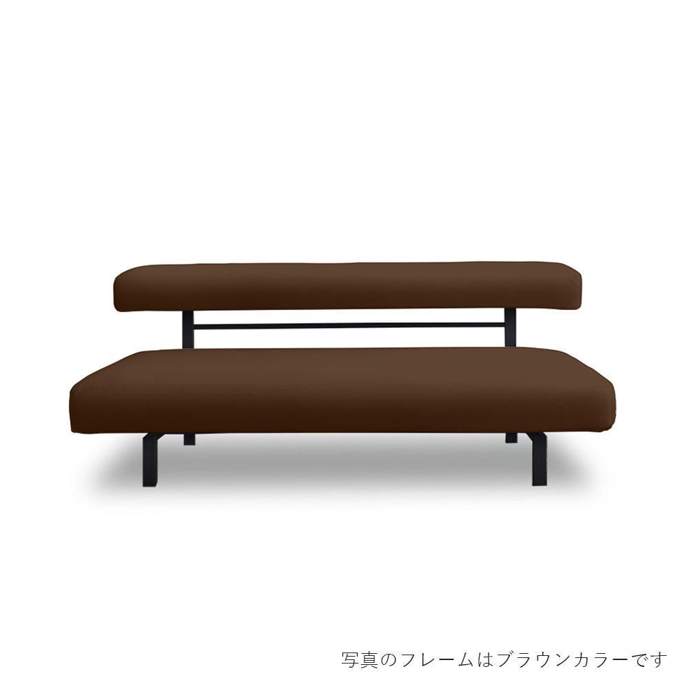 SEMPRE フローティングソファ SO-01 ソファ2.5人掛 フレーム:スチール(粉体塗装仕上げグレー) / SEMPRE(センプレ) / 2人掛けソファ / SME10043DBR_ma.jpg