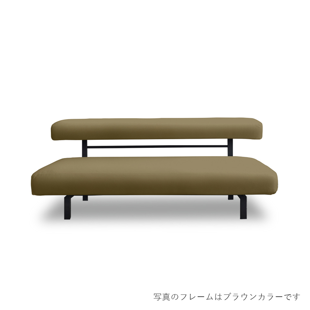 SEMPRE フローティングソファ SO-01 ソファ2.5人掛 フレーム:スチール(粉体塗装仕上げグレー) / SEMPRE(センプレ) / 2人掛けソファ / SME10043LBR_ma.jpg