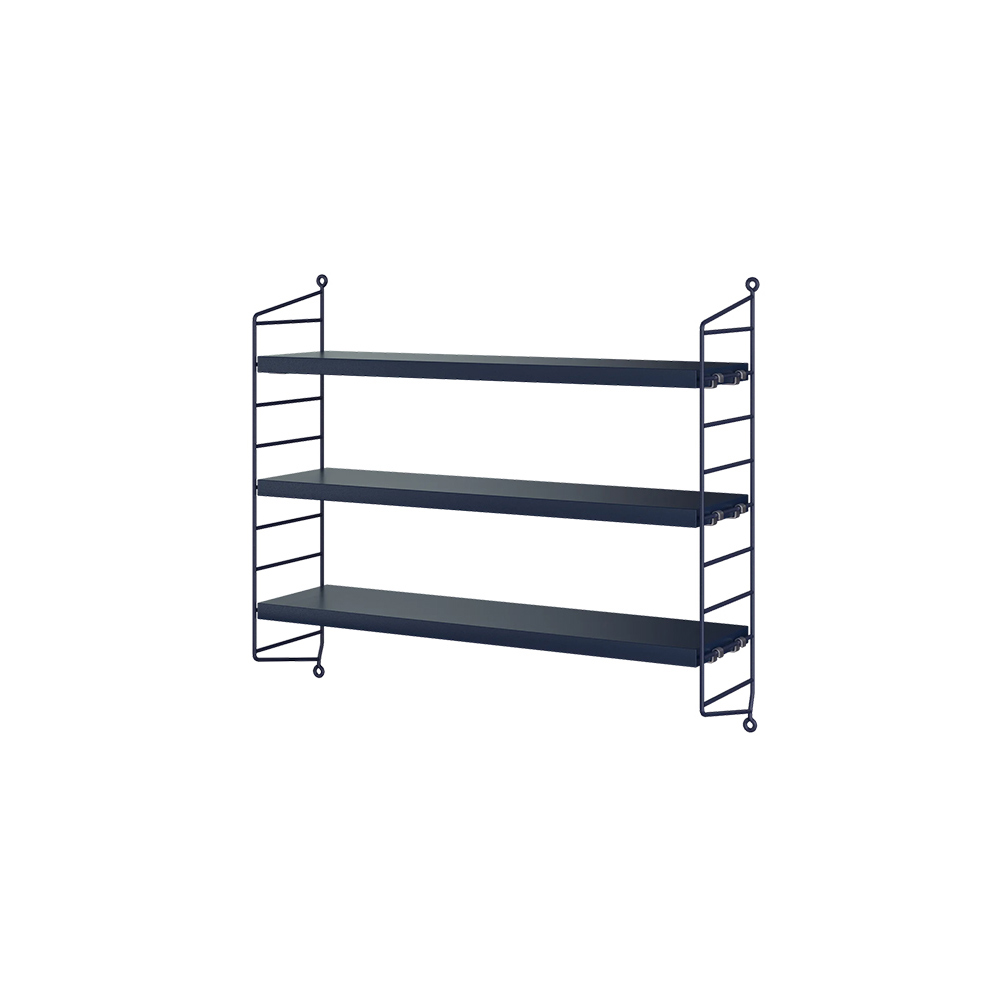 String Pocket Wood String Furniture / String Furniture（ストリング ファニチャー） / ラック・ブックシェルフ・マガジンラック・本棚 / SRF10002BLU_ma.jpg