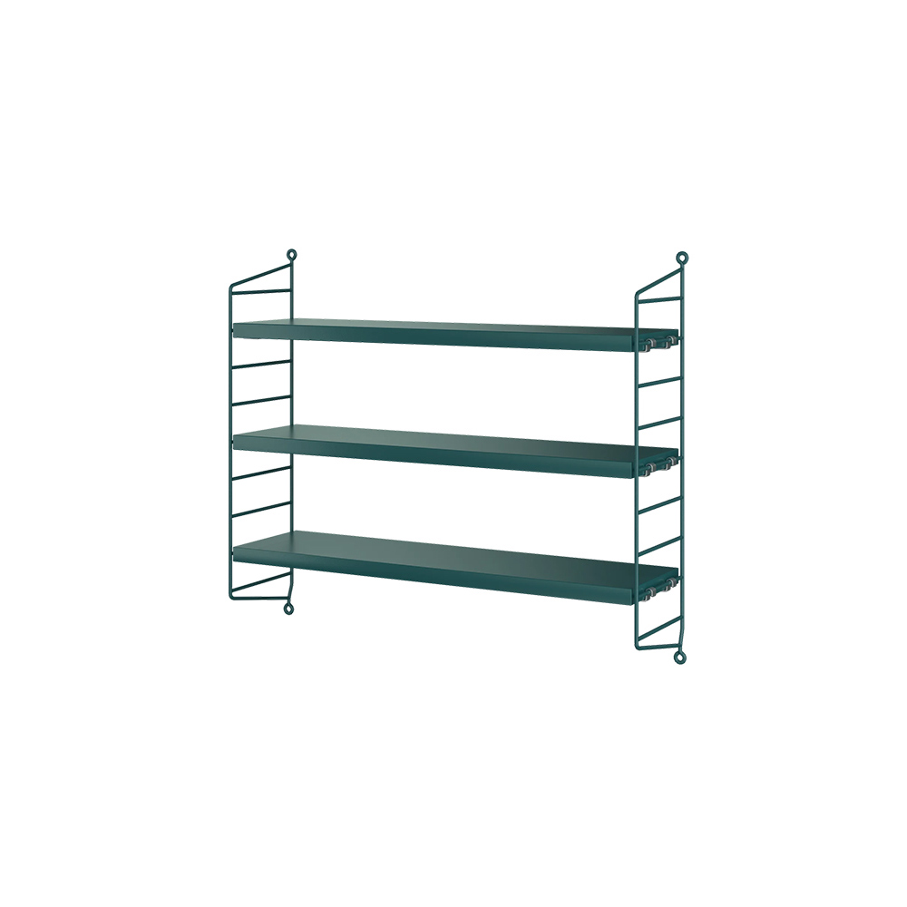 String Pocket Wood String Furniture / String Furniture（ストリング ファニチャー） / ラック・ブックシェルフ・マガジンラック・本棚 / SRF10002GRN_ma.jpg