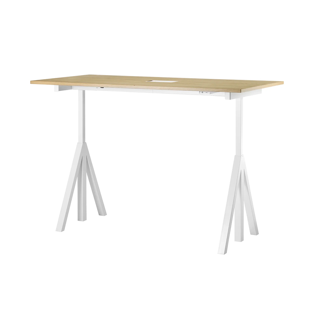 昇降式 Works Desk 180×90 天板オーク String Furniture / String Furniture（ストリング ファニチャー） / 昇降デスク / SRF10005_dt_01.jpg