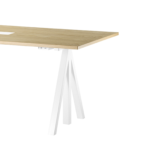 昇降式 Works Desk 180×90 天板オーク String Furniture / String Furniture（ストリング ファニチャー） / 昇降デスク / col_SRF10005WHT.jpg