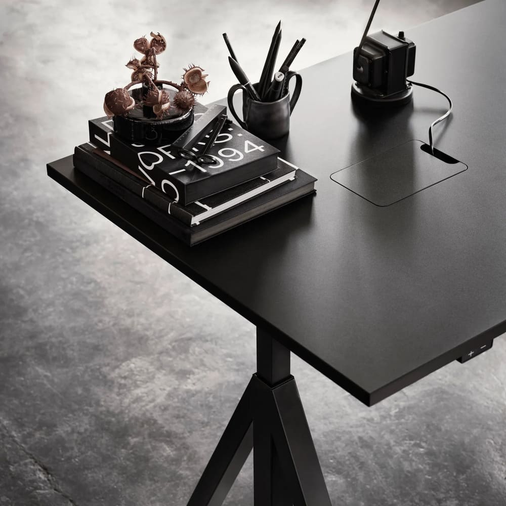 昇降式 Works Desk 180×90 天板ブラック String Furniture / String Furniture（ストリング ファニチャー） / 昇降デスク / SRF10007_dt_04.jpg