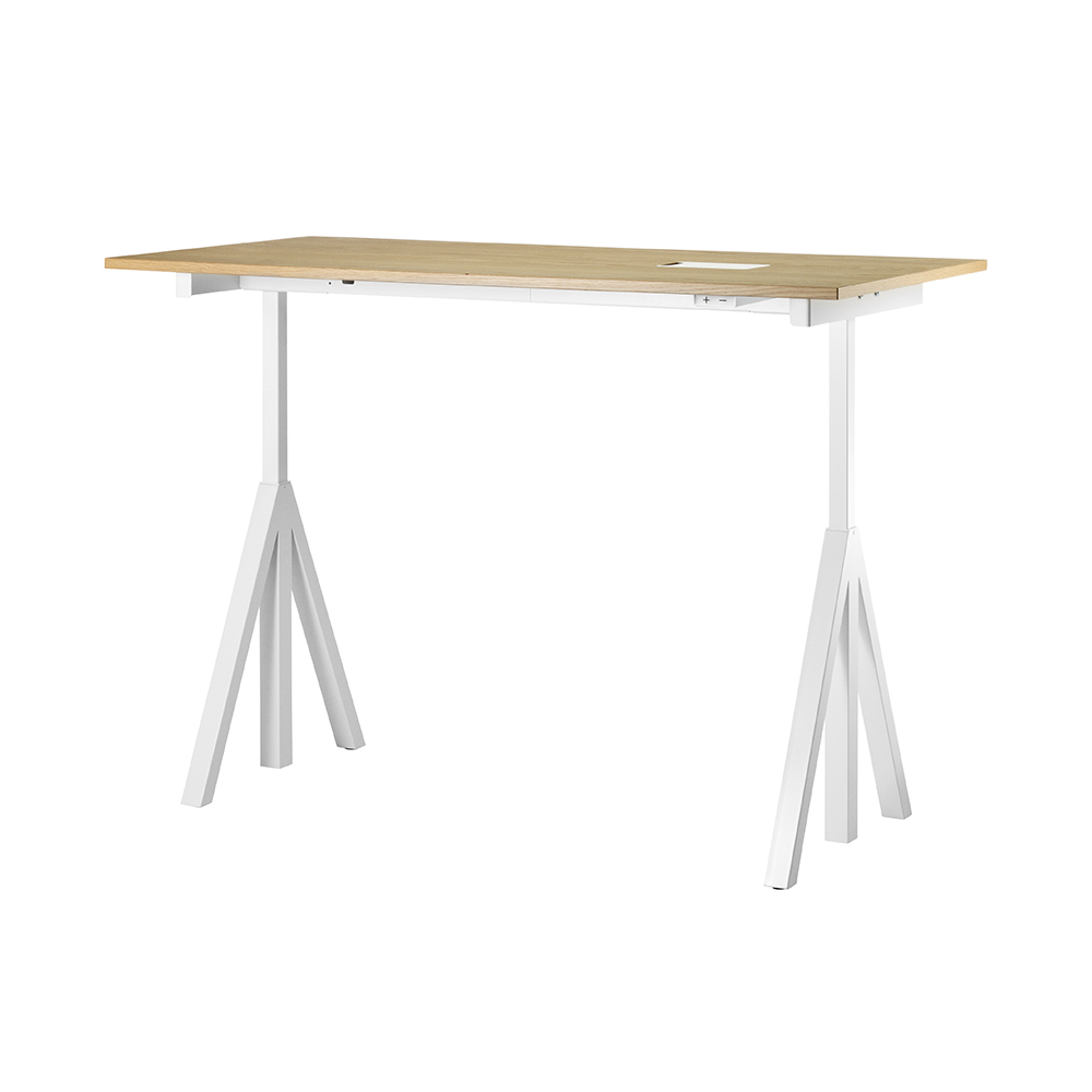 昇降式 Works Desk 160×78  天板オーク String Furniture / String Furniture（ストリング ファニチャー） / 昇降デスク / SRF10014_dt_01.jpg