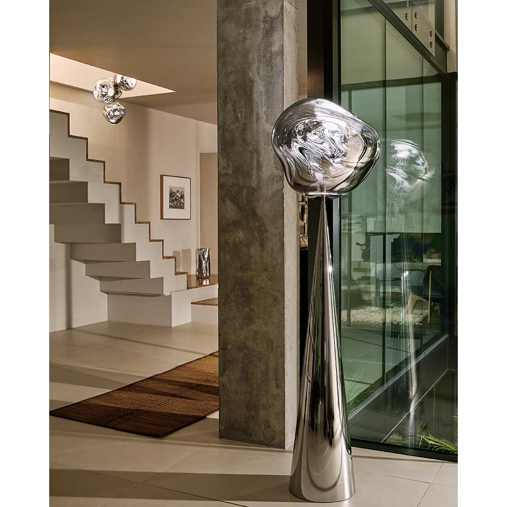 Tom Dixon. MELT CONE FAT FLOOR  SILVER / Tom Dixon.（トム・ディクソン） / スタンドライト・フロアライト・フロアスタンド / TDN10088_dt_03.jpg