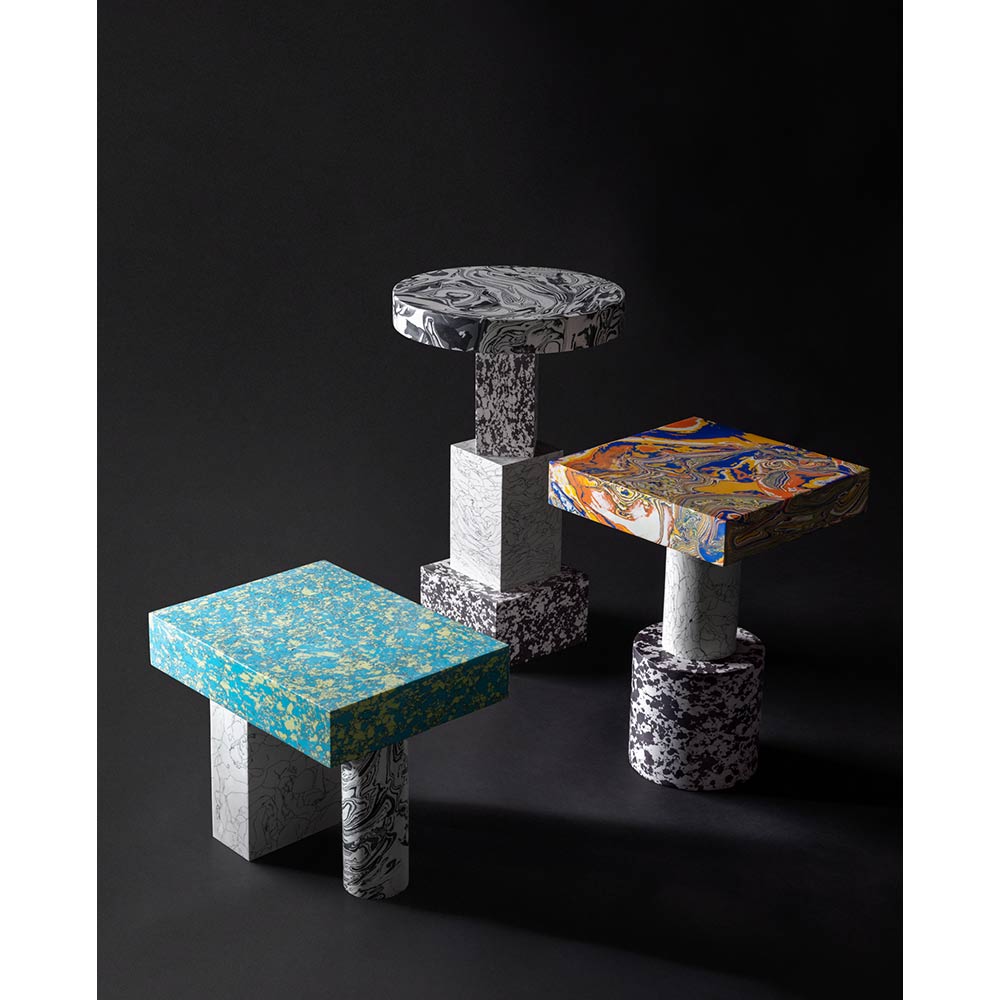 Tom Dixon. SWIRL SIDE TABLE TALL / Tom Dixon.（トム・ディクソン） / サイドテーブル・ナイトテーブル / TDN10104_dt_05.jpg