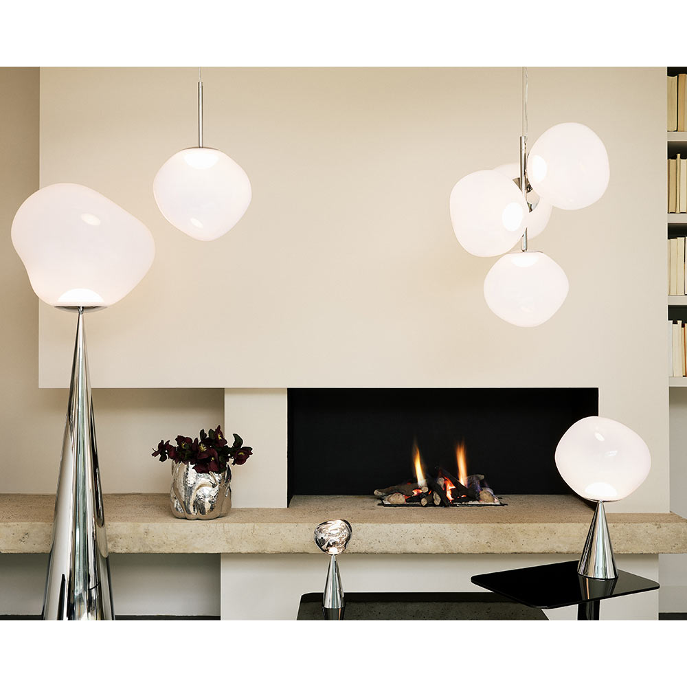 Tom Dixon. MELT CONE FAT FLOOR  SILVER OPAL / Tom Dixon.（トム・ディクソン） / スタンドライト・フロアライト・フロアスタンド / TDN10137_dt_02.jpg