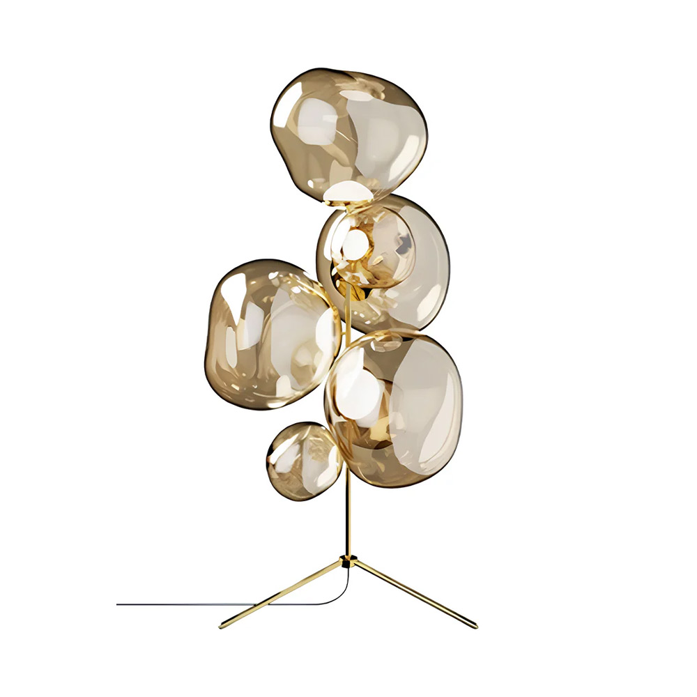 Tom Dixon. MELT STAND CHANDELIER LED / Tom Dixon.（トム・ディクソン） / スタンドライト・フロアライト・フロアスタンド / TDN10149GLD_ma.jpg