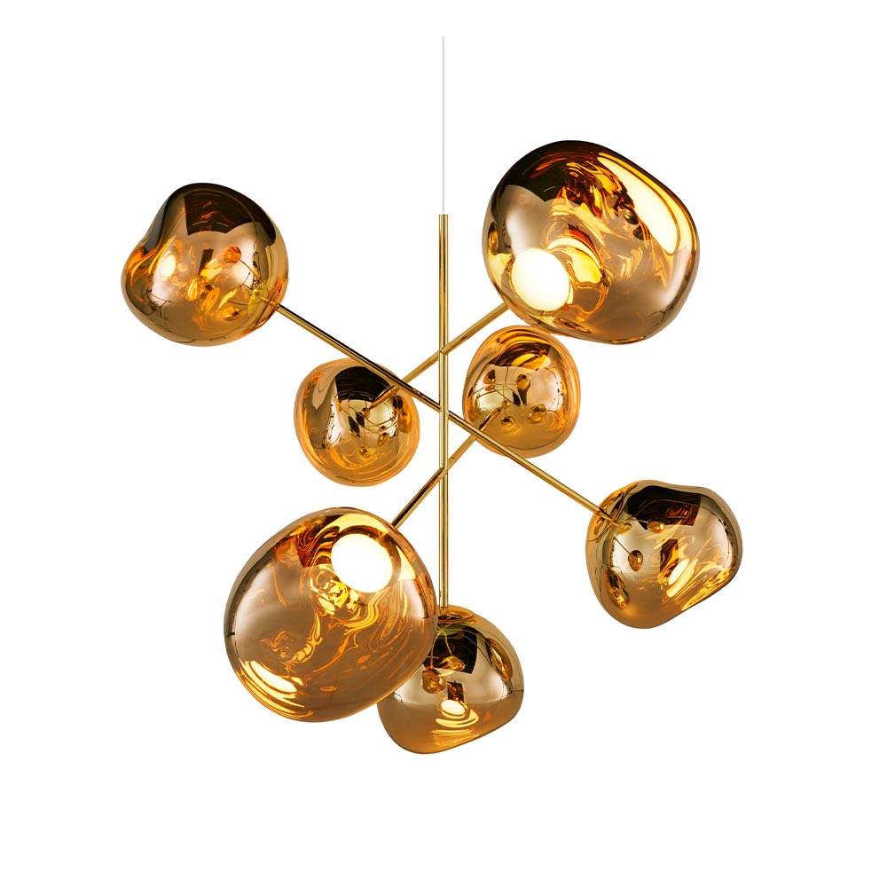 Tom Dixon. MELT LARGE CHANDELIER / Tom Dixon.（トム・ディクソン） / ペンダントライト / TDN10157GLD_ma.jpg