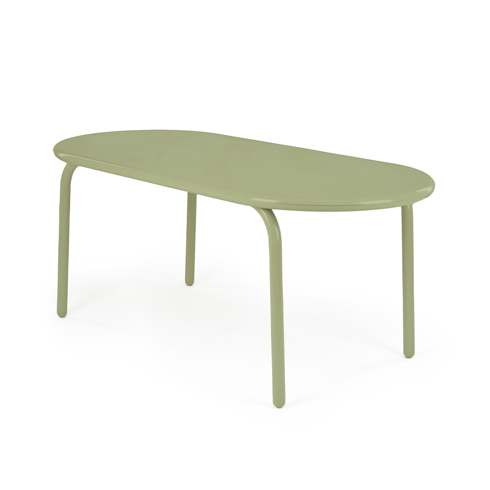 Tom Dixon. GROOVE OBROUND TABLE 185 / Tom Dixon.（トム・ディクソン） / ガーデンテーブル・アウトドアテーブル / TDN10167GRN_ma.jpg
