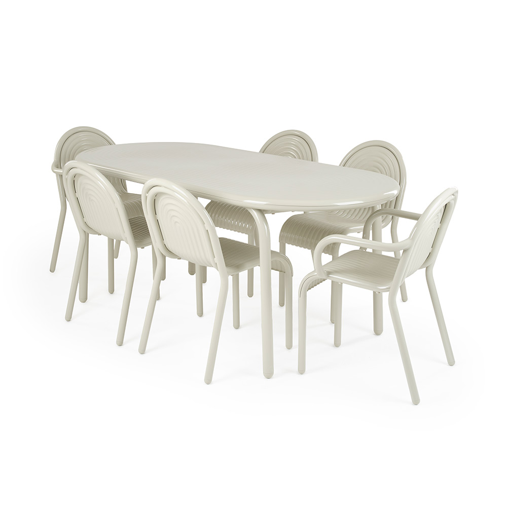 Tom Dixon. GROOVE OBROUND TABLE 185 / Tom Dixon.（トム・ディクソン） / ガーデンテーブル・アウトドアテーブル / TDN10167_dt_07.jpg