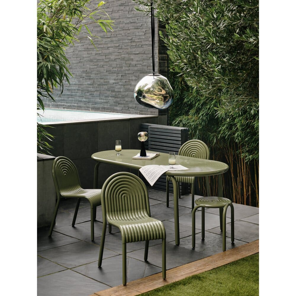 Tom Dixon. GROOVE OBROUND TABLE 185 / Tom Dixon.（トム・ディクソン） / ガーデンテーブル・アウトドアテーブル / TDN10167_dt_10.jpg