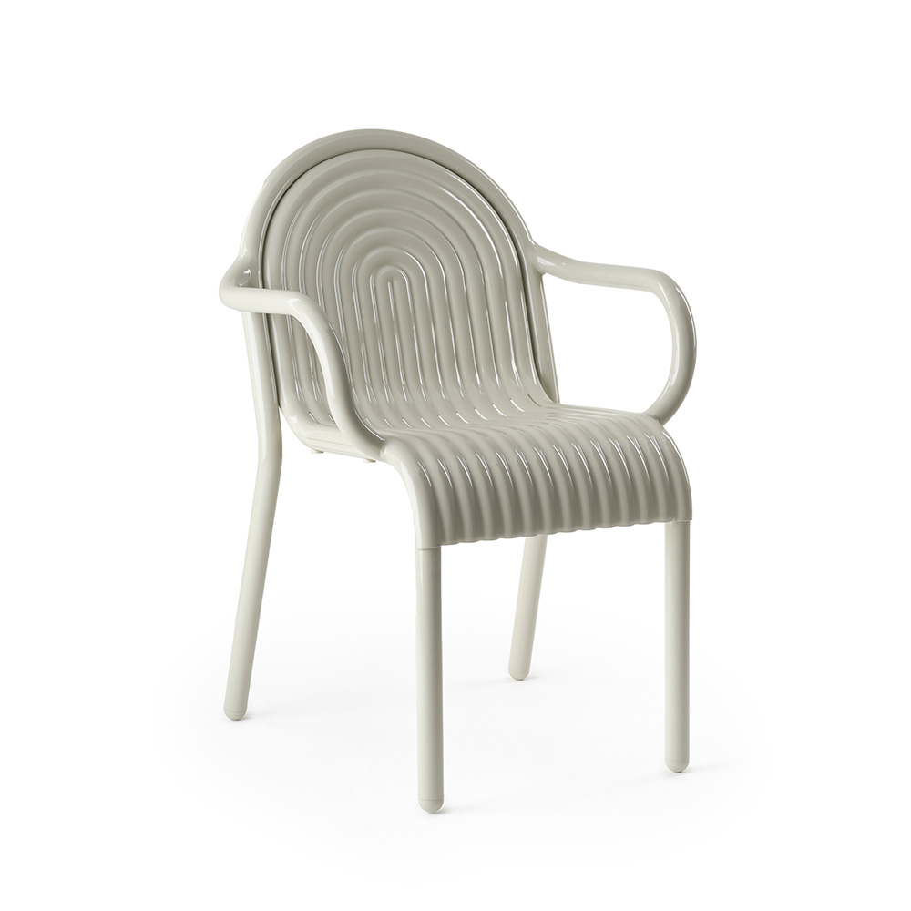 Tom Dixon. GROOVE ARM CHAIR / Tom Dixon.（トム・ディクソン） / ガーデンチェア・アウトドアチェア / TDN10168BEG_ma.jpg