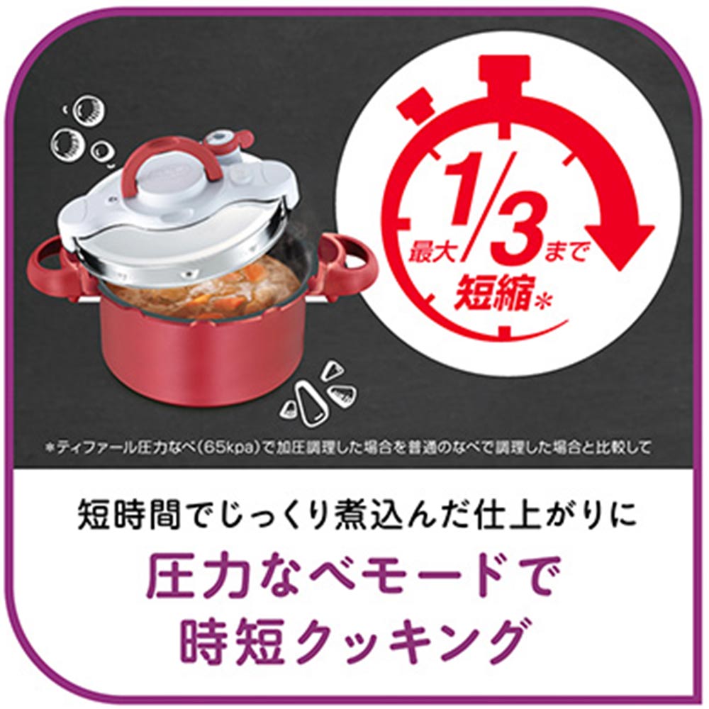 T-fal T-fal クリプソ ミニット デュオ ルージュ 4.2L T-fal T-fal クリプソ ミニット デュオ ルージュ 4.2L