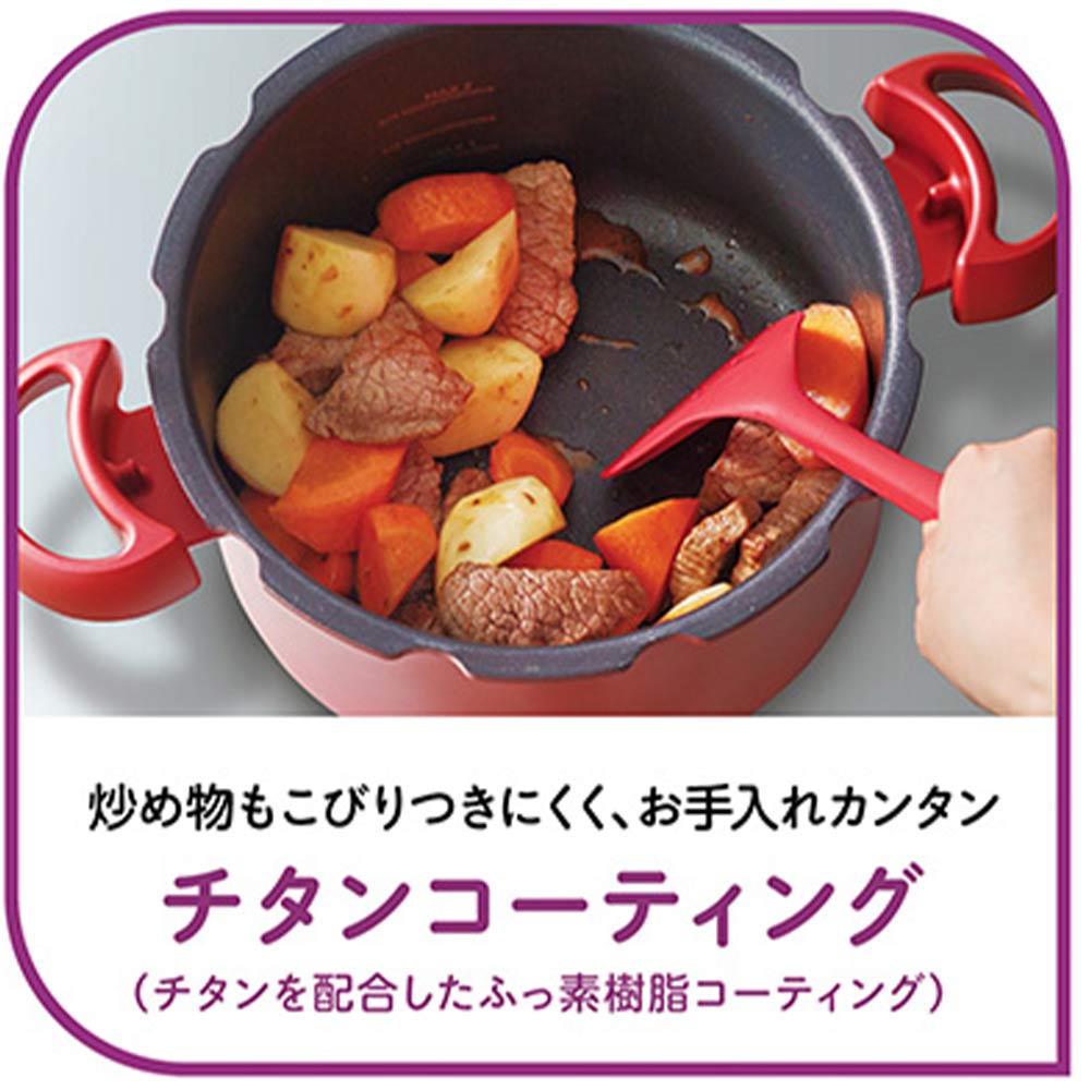T-fal T-fal クリプソ ミニット デュオ ルージュ 4.2L T-fal T-fal クリプソ ミニット デュオ ルージュ 4.2L