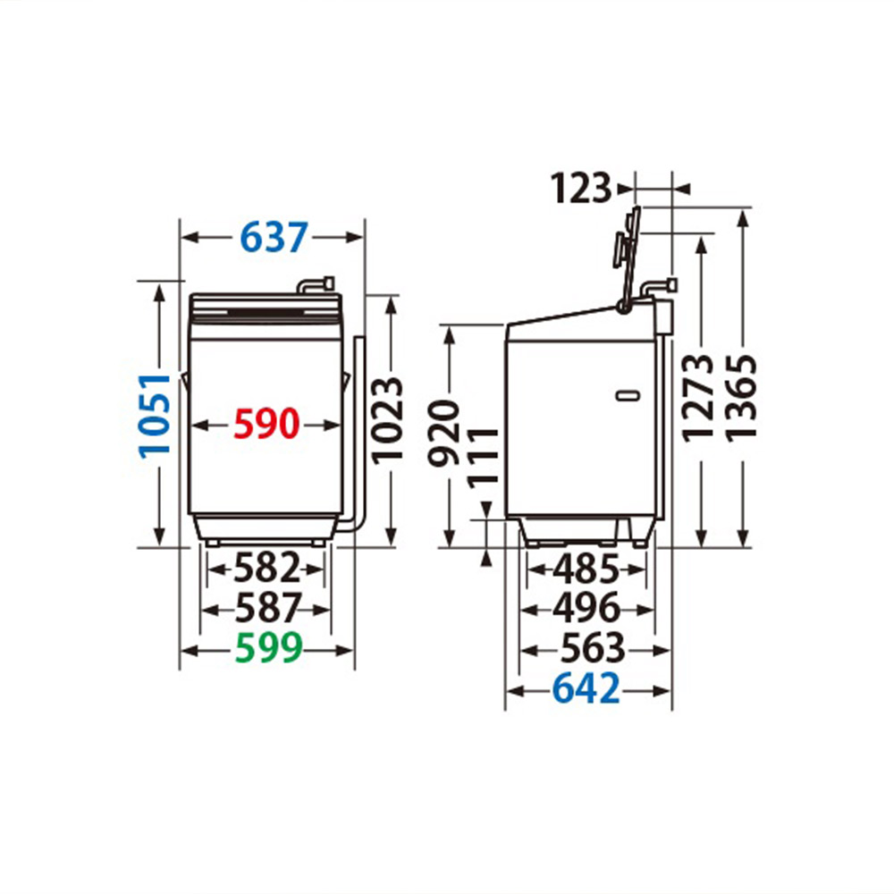 TOSHIBA ZABOON 全自動洗濯機 12kg AW-12DP4 / TOSHIBA（トウシバ） / 洗濯機 / TSB10130_dt_13.jpg