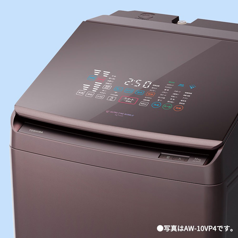 TOSHIBA TOSHIBA ZABOON タテ型洗濯乾燥機 10kg AW-10VP4 TOSHIBA TOSHIBA ZABOON タテ型洗濯乾燥機 10kg AW-10VP4