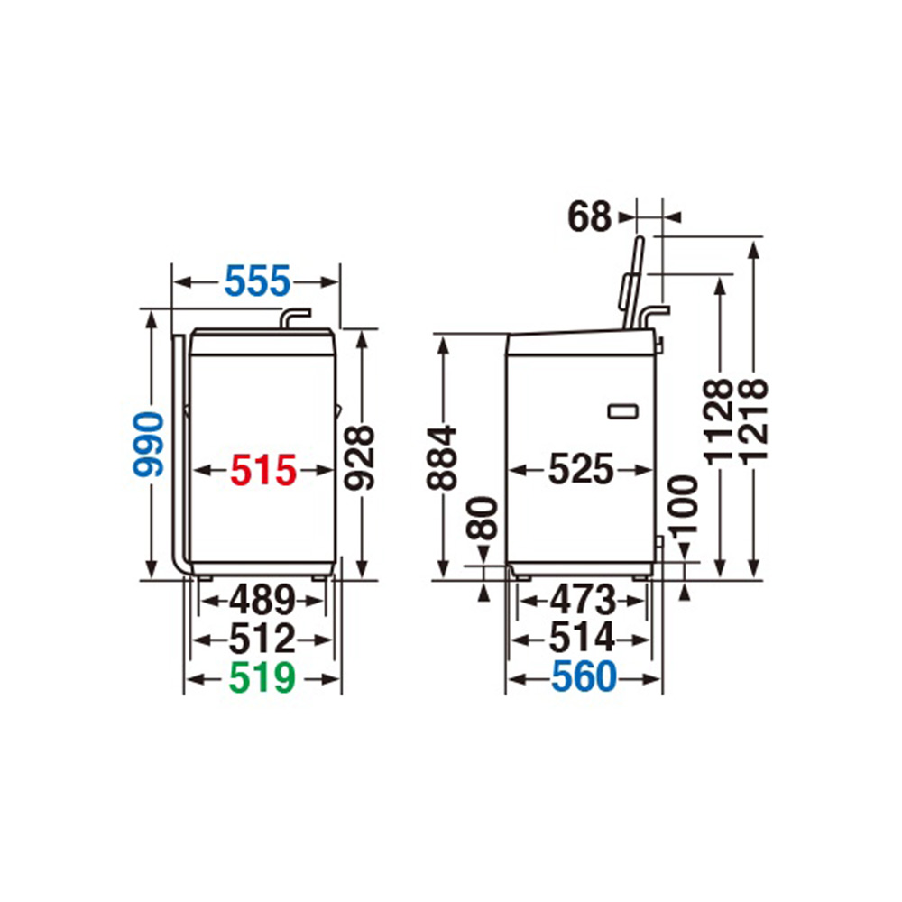 TOSHIBA 全自動洗濯機 7kg AW-7GM4-W / TOSHIBA（トウシバ） / 洗濯機 / TSB10154_dt_06.jpg