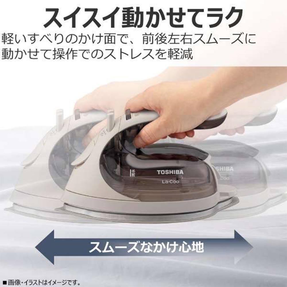 TOSHIBA コードレススチームアイロン 美ラクル La・Coo TA-FV570-N / TOSHIBA（トウシバ） / 衣類ケア・衣類スチーマー / TSB10162_dt_06.jpg