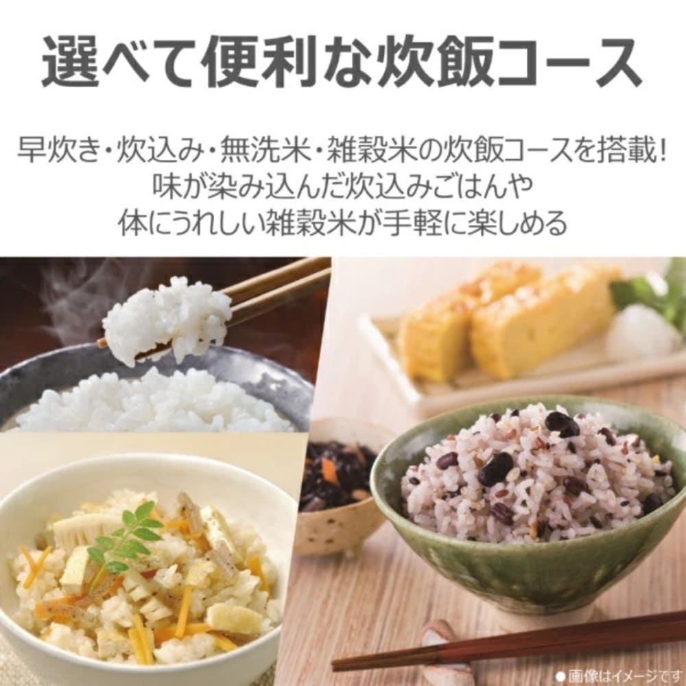 TOSHIBA マイコンジャー炊飯器 5.5合炊き RC-10AMX / TOSHIBA（トウシバ） / 炊飯器 / TSB10195_dt_04.jpg