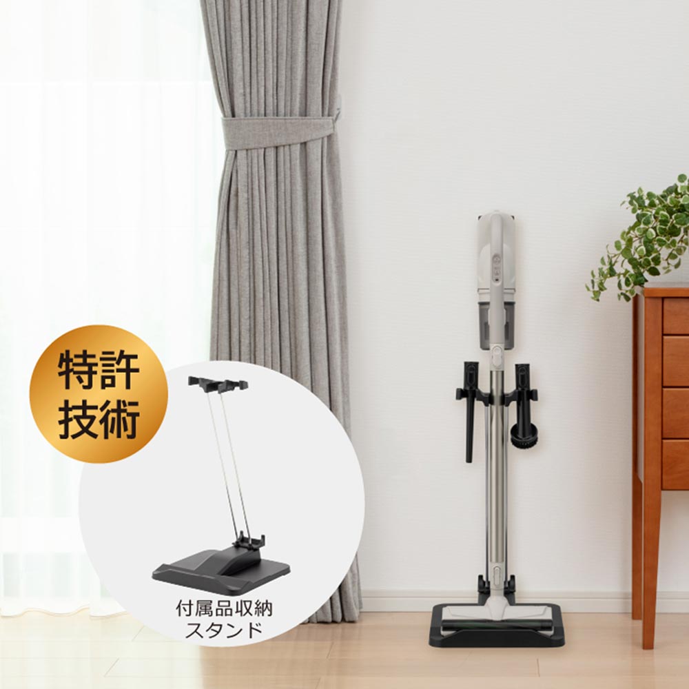 TOSHIBA トルネオ サイクロン式 コードレス 掃除機 VC-CLW34-C シフォンベージュ / TOSHIBA（トウシバ） / 掃除機・ロボットクリーナー・ロボット掃除機 / TSB10229_dt_01.jpg