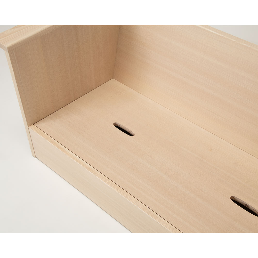TP センの木の家具 Kigakiku Sofa (クッション付き) / 大雪木工（タイセツモッコウ） / 2人掛けソファ / TSM10042_dt_01.jpg