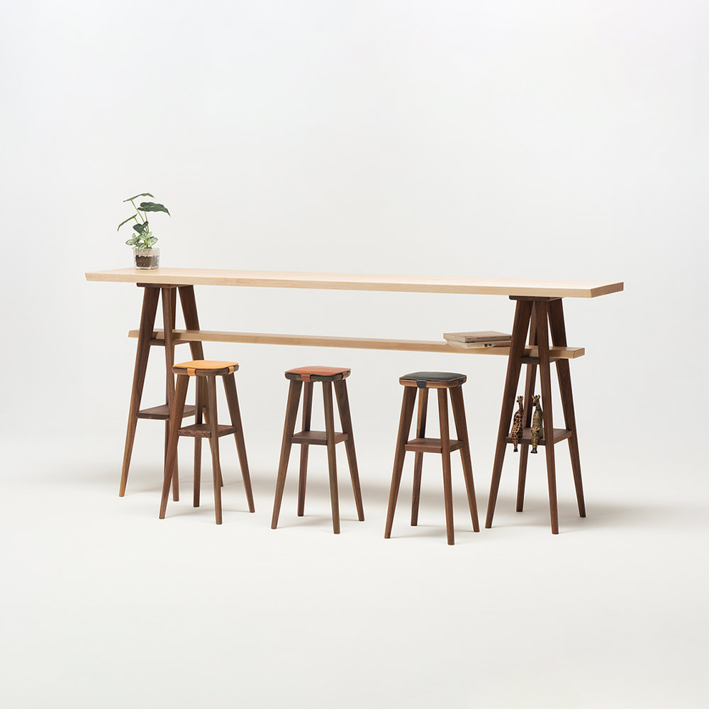 Solid Counter W1800 D400 / 大雪木工（タイセツモッコウ） / カウンターテーブル / TSM10059_dt_01.jpg