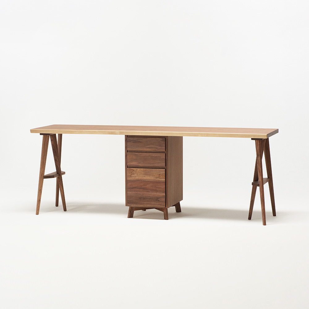 Solid Desk ツインデスクタイプ 2000 / 大雪木工（タイセツモッコウ） / デスク・PCデスク / TSM10062BEG_ma.jpg