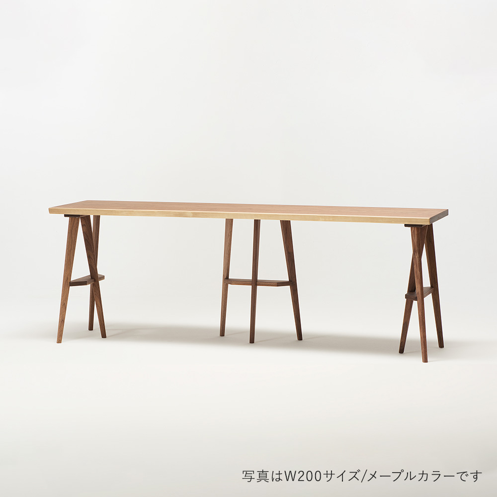 Solid Desk 両脚タイプ 1800 / 大雪木工（タイセツモッコウ） / デスク・PCデスク / TSM10066MBR_ma.jpg