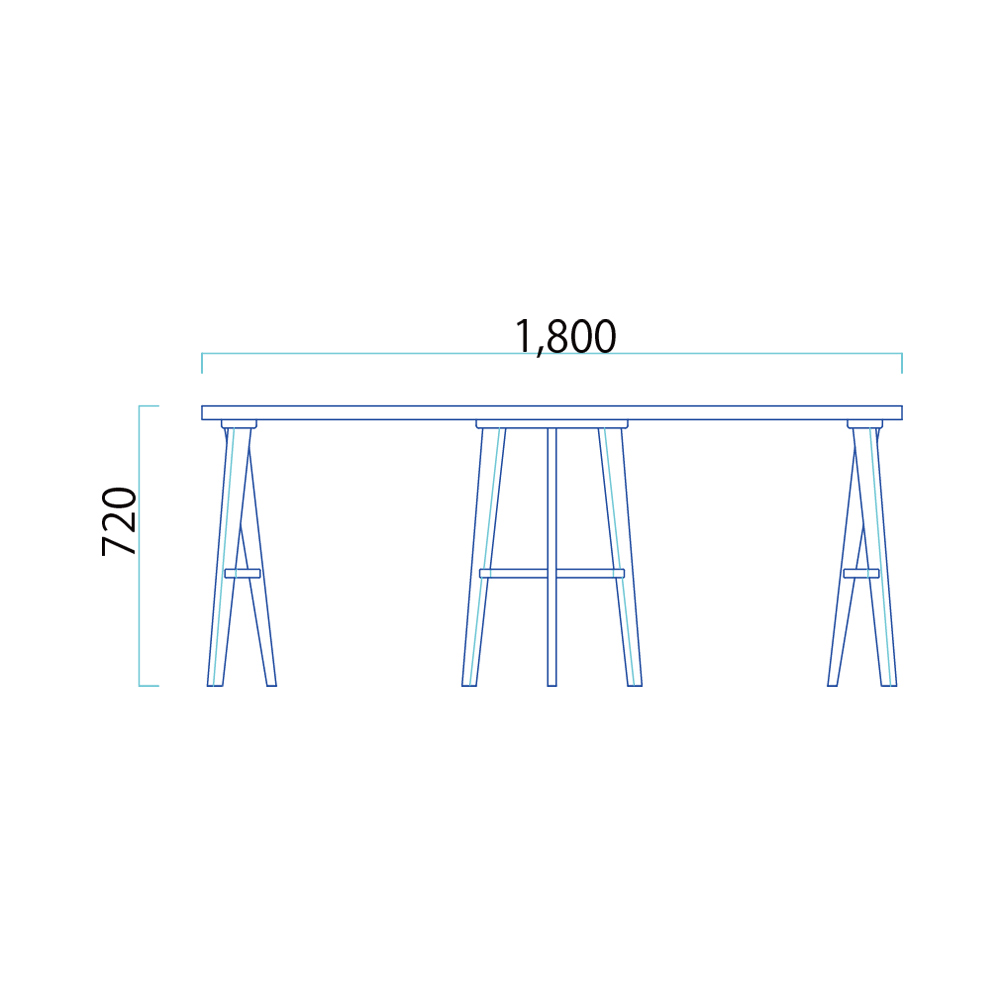 Solid Desk 両脚タイプ 1800 / 大雪木工（タイセツモッコウ） / デスク・PCデスク / TSM10067_dt_02.jpg