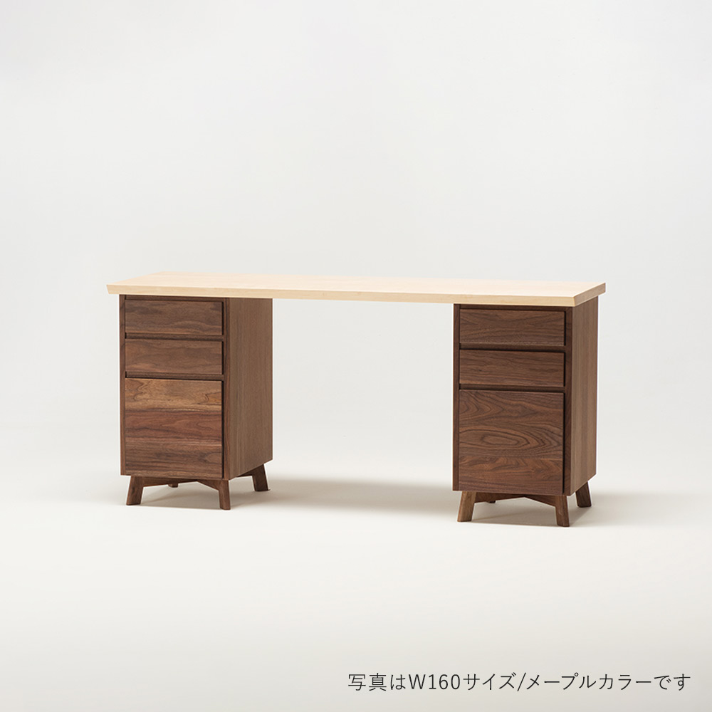 Solid Desk 両袖タイプ 1800 / 大雪木工（タイセツモッコウ） / デスク・PCデスク / TSM10072MBR_ma.jpg