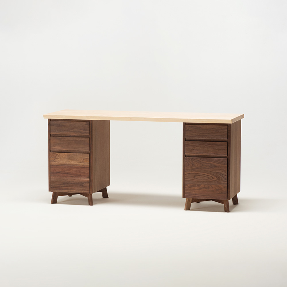 Solid Desk 両袖タイプ 1600 / 大雪木工（タイセツモッコウ） / デスク・PCデスク / TSM10074BEG_ma.jpg