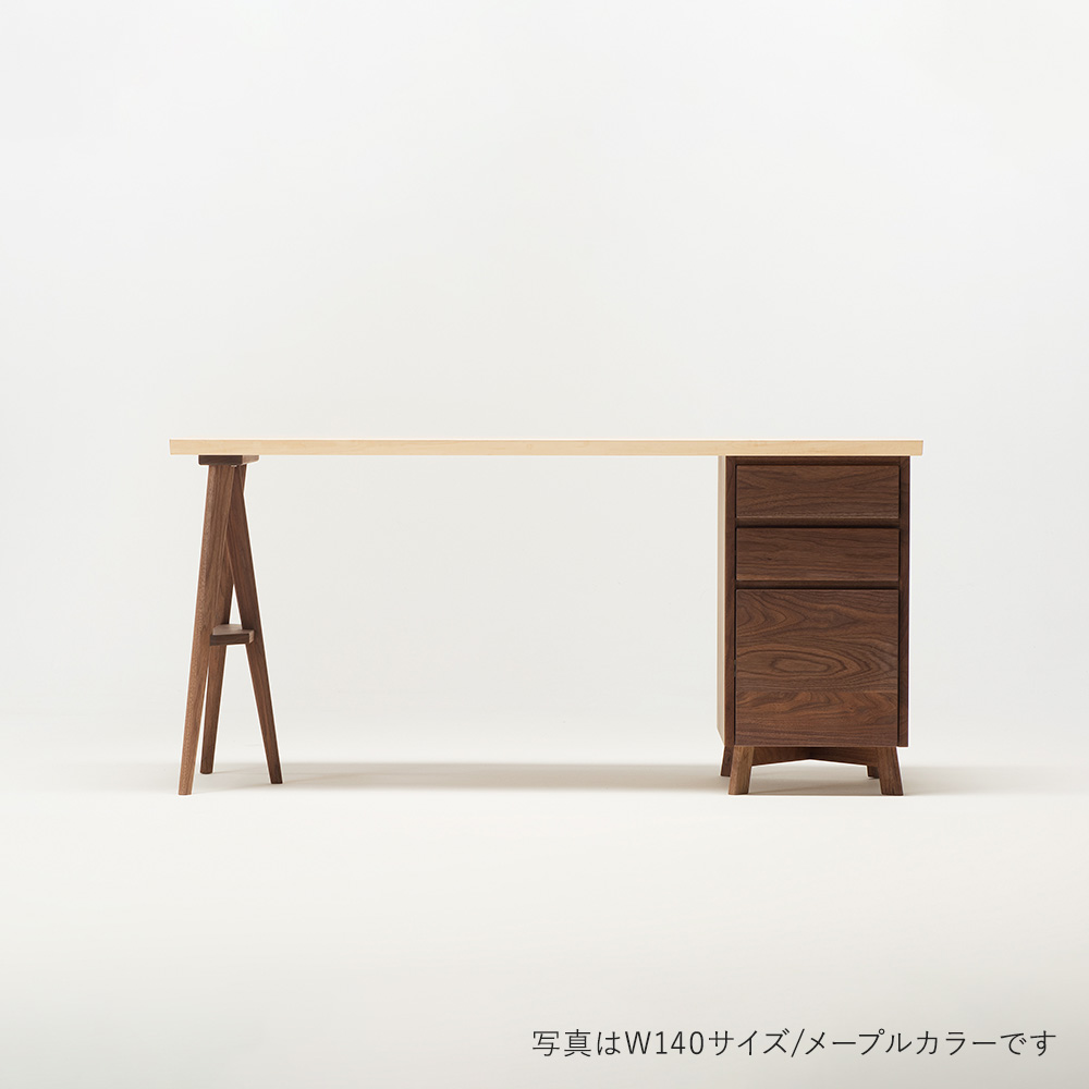Solid Desk 片袖タイプ 1600 / 大雪木工（タイセツモッコウ） / デスク・PCデスク / TSM10076MBR_ma.jpg